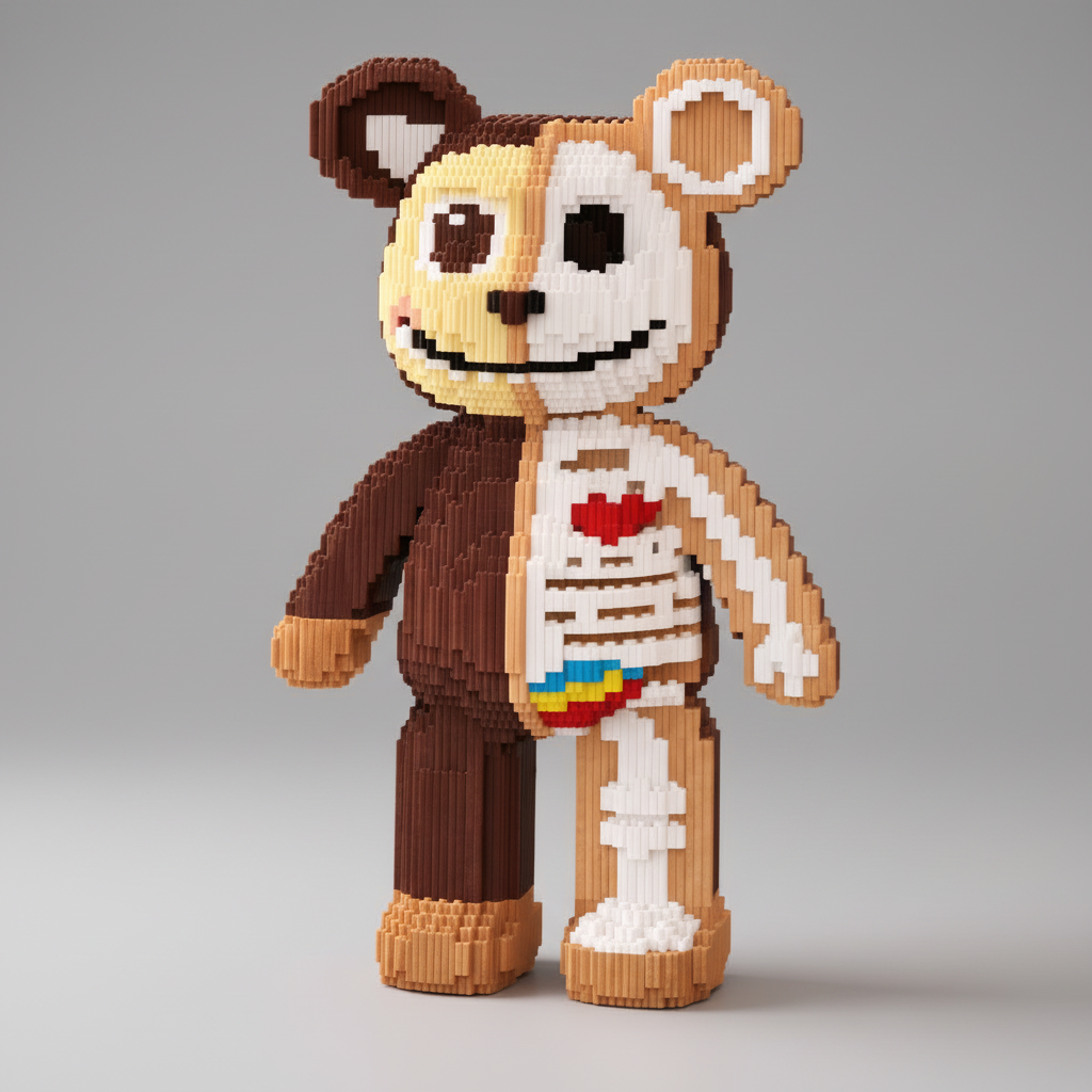 Mega Bär Skelett | Bausteine