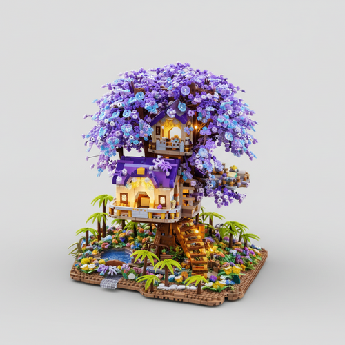Lila Baumhaus | Bausteine