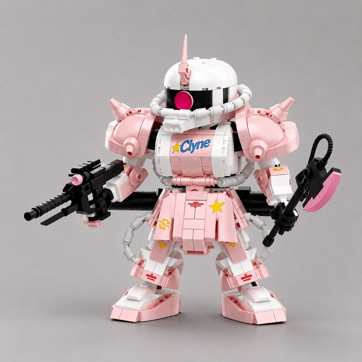 Rosa Roboter | Bausteine