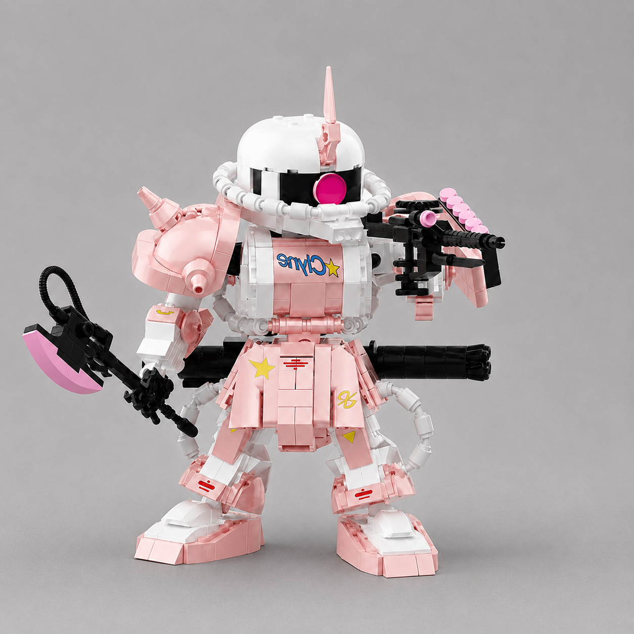 Rosa Roboter | Bausteine