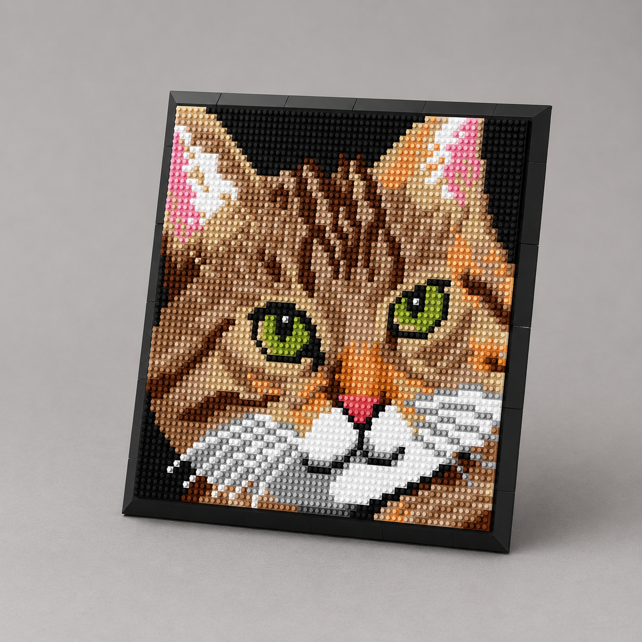 Tabbykatzen-Gemälde | Bausteine