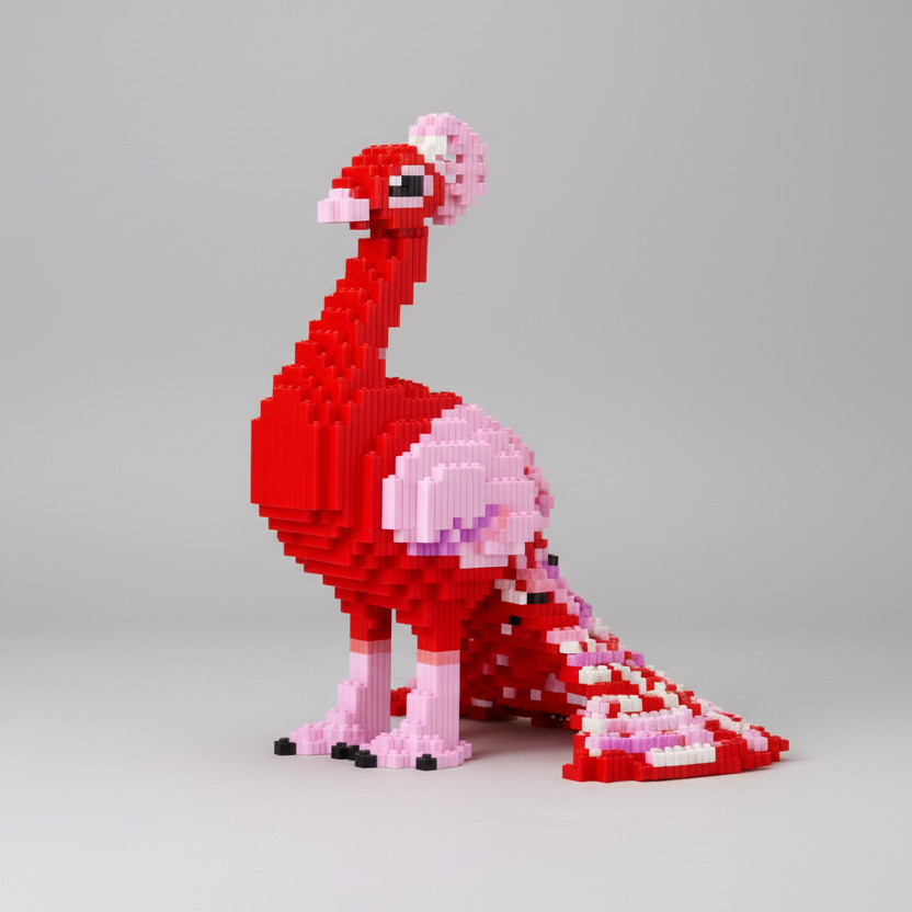 Roter Pfau | Bausteine