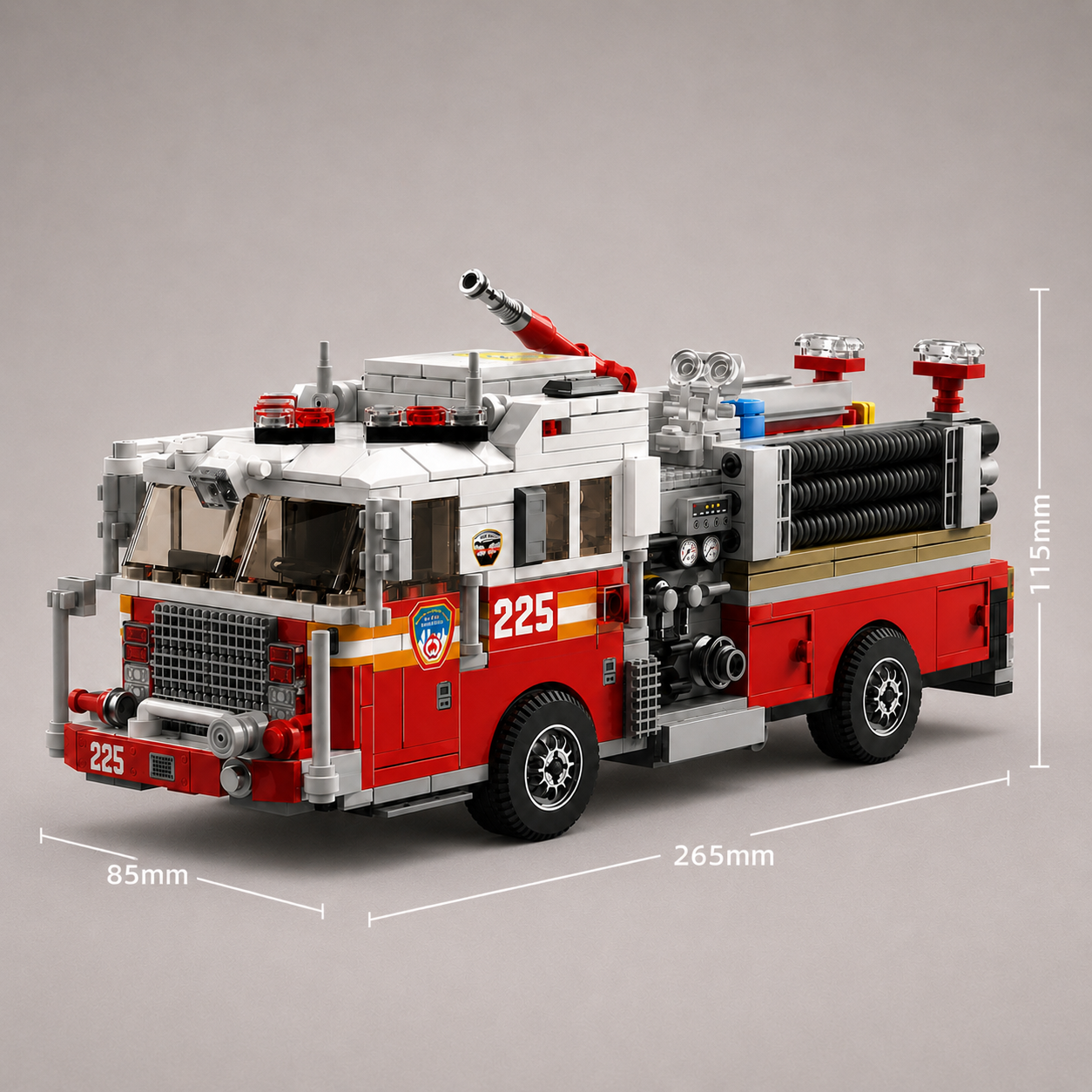 Mega Amerikanisches Feuerwehrauto | Bausteine