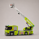 Feuerwehrfahrzeug mit Leiter | Bausteine