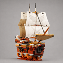 MEGA Segel-Piratenschiff | Bausteine