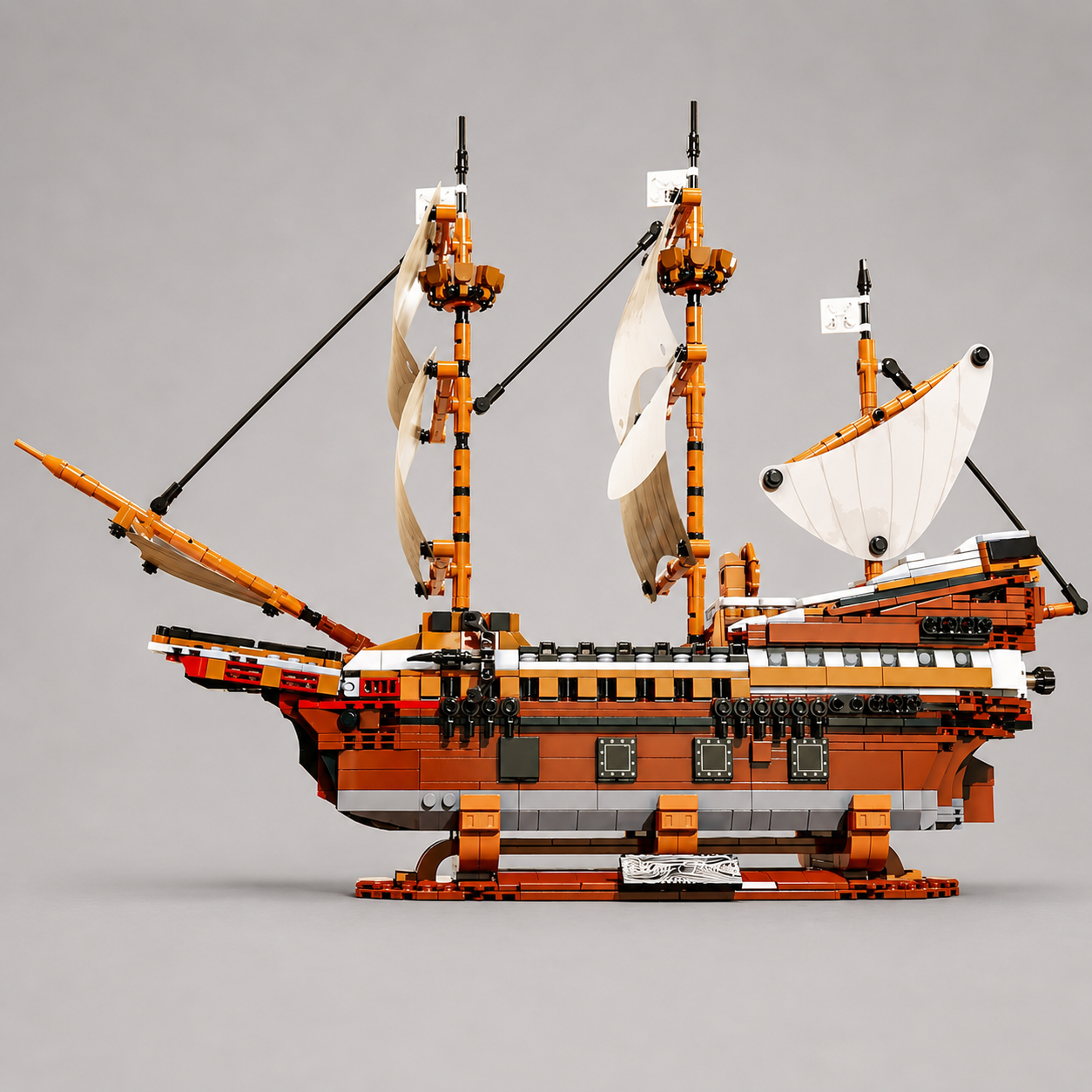 MEGA Segel-Piratenschiff | Bausteine