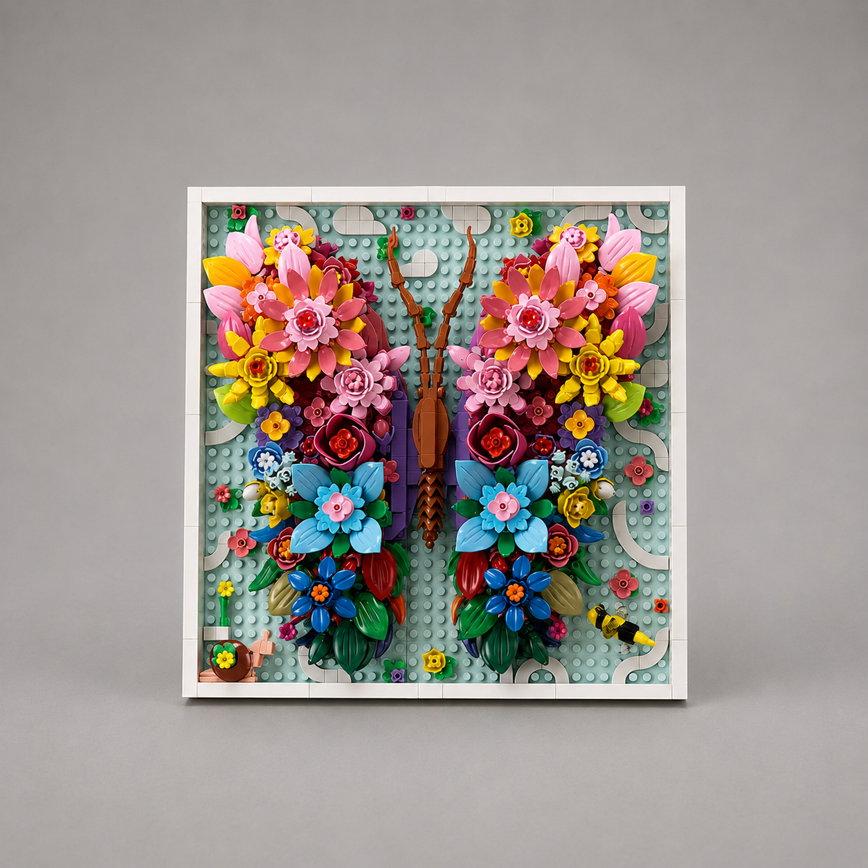Blumen-Schmetterling | Bausteine