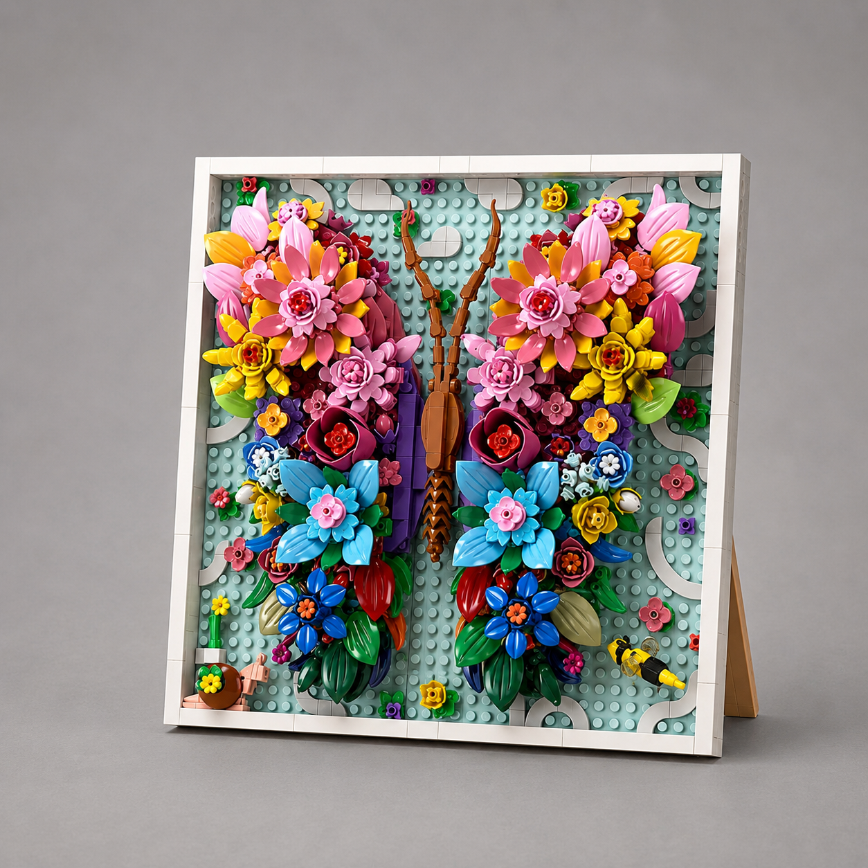 Blumen-Schmetterling | Bausteine