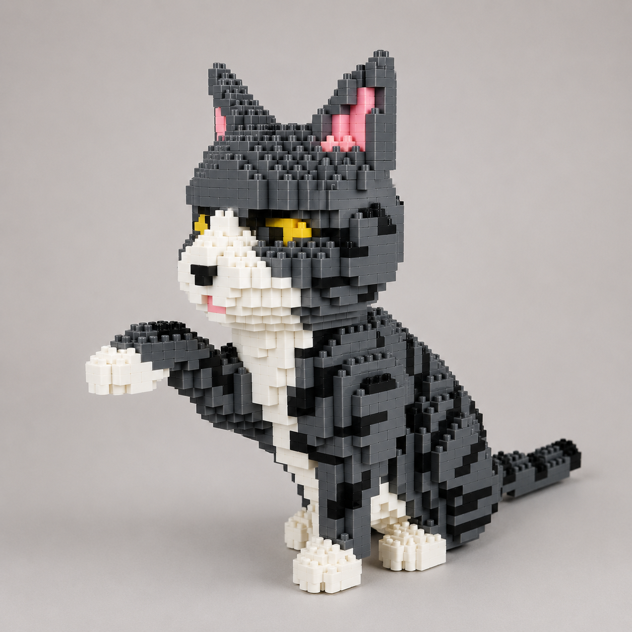 Graue Katze | Bausteine
