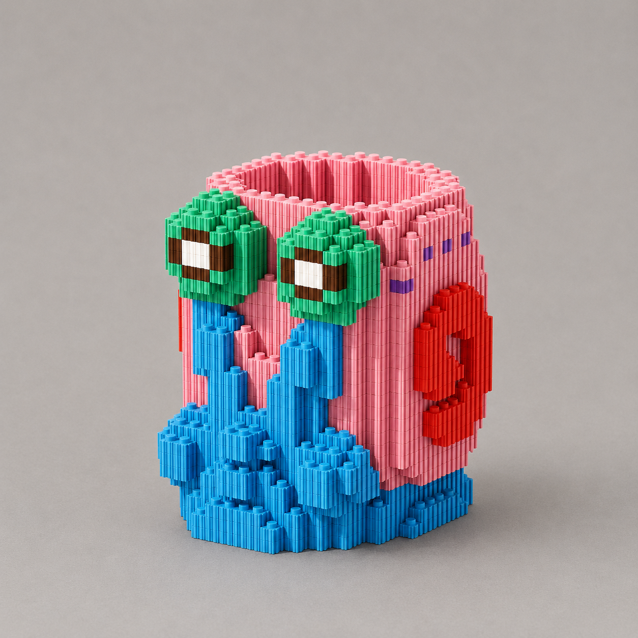 Schnecke mit Stiftehalter | Bausteine