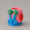 Schnecke mit Stiftehalter | Bausteine