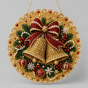 Weihnachtsanhänger | Glocke | Diamond Painting