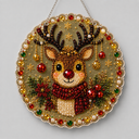 Weihnachtsanhänger | Rentier | Diamond Painting