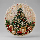 Weihnachtsanhänger | Geschenke unter dem Weihnachtsbaum | Diamond Painting