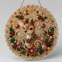 Weihnachtsanhänger | Prachtvolles Rentier | Diamond Painting