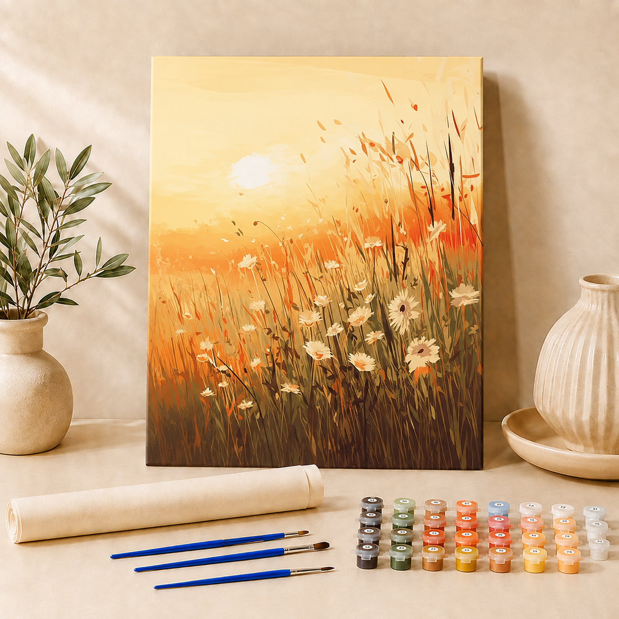 Gänseblümchen | Malen nach Zahlen