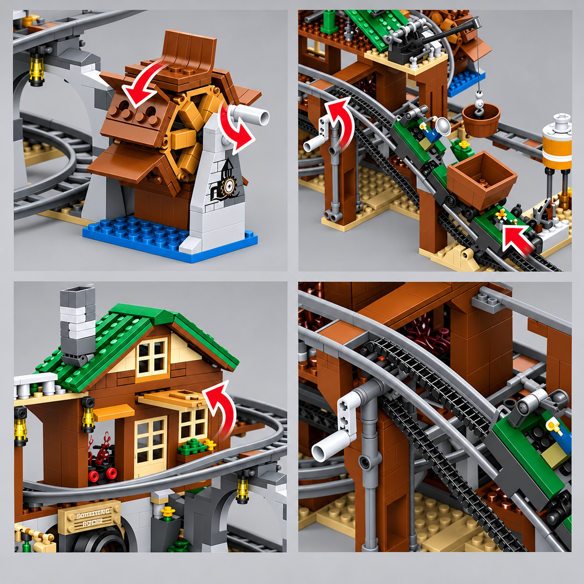Mega Achterbahn | Bausteine