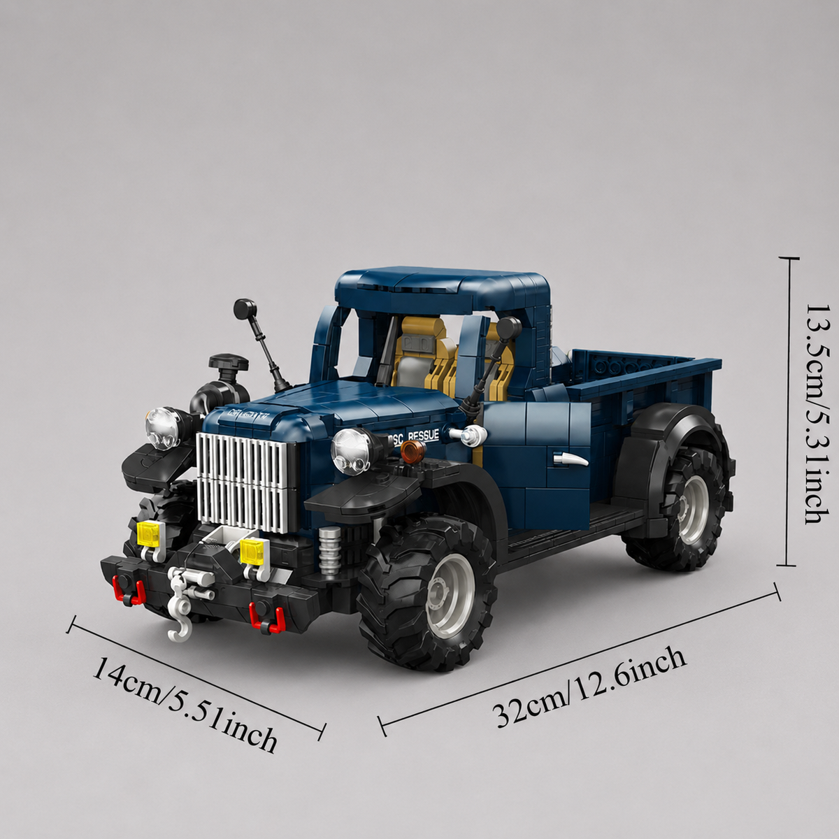 Blaues Vintage-Auto | Bausteine