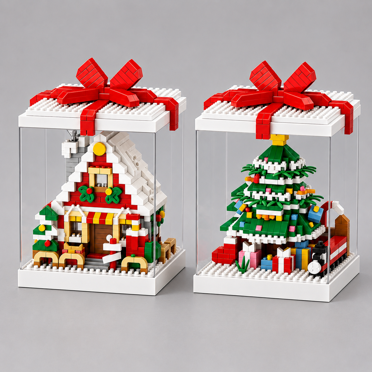 Weihnachtsfiguren im Block | Bausteine