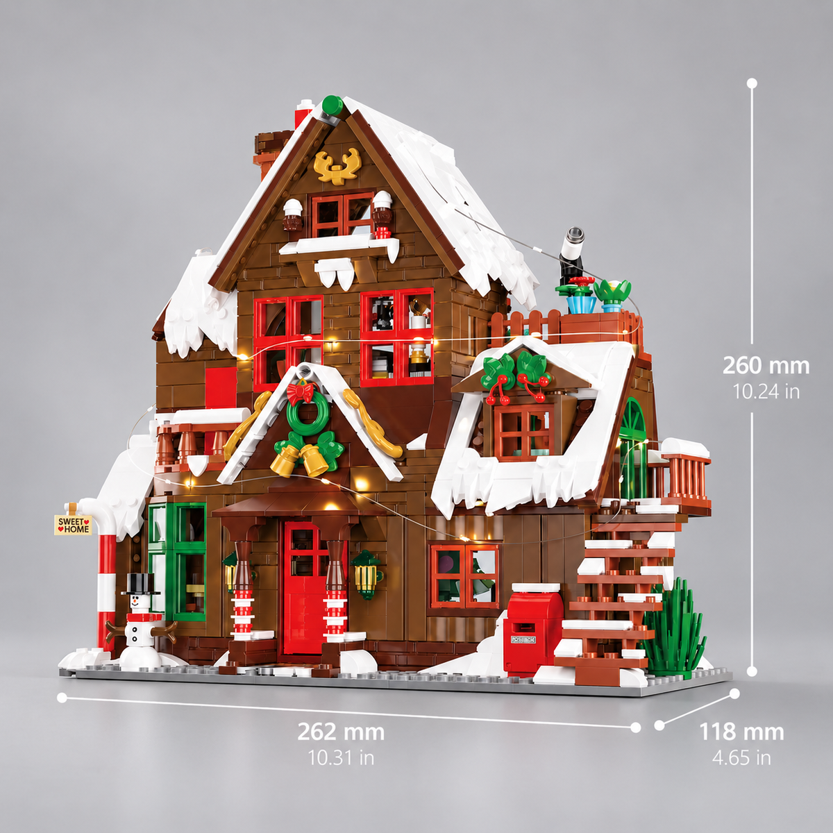 Weihnachtsvilla | Bausteine