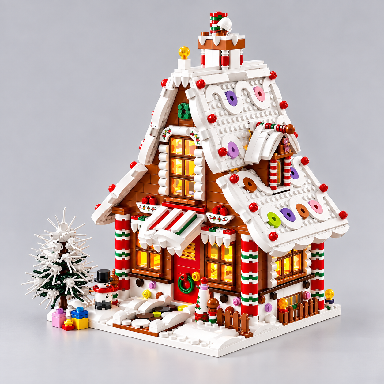 Weihnachts-Lebkuchenhaus | Bausteine