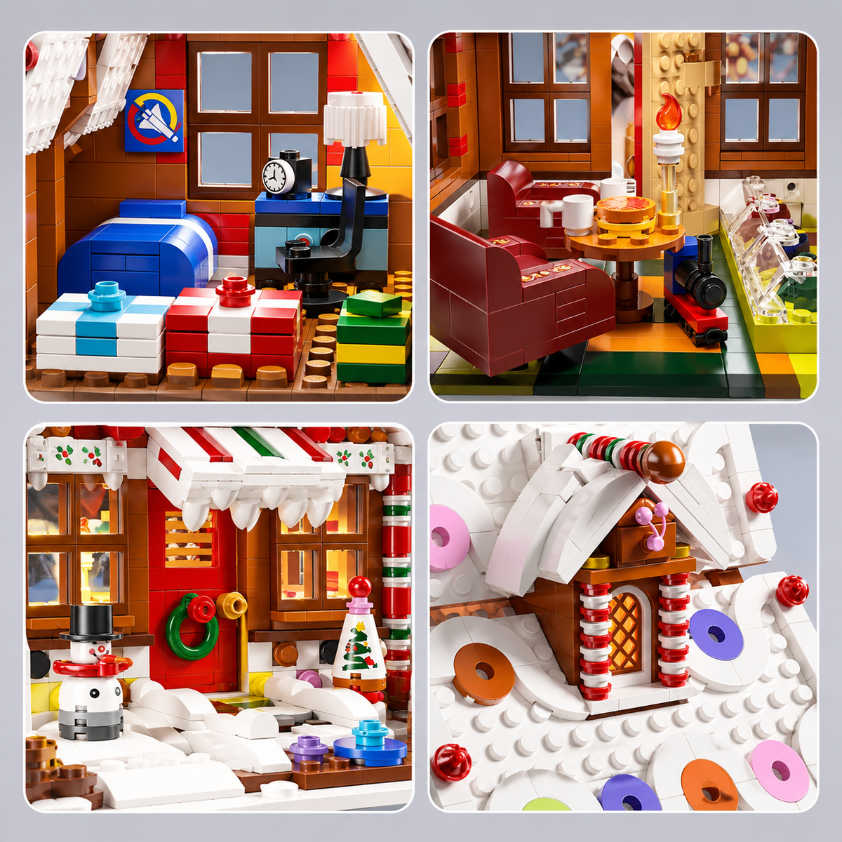 Weihnachts-Lebkuchenhaus | Bausteine