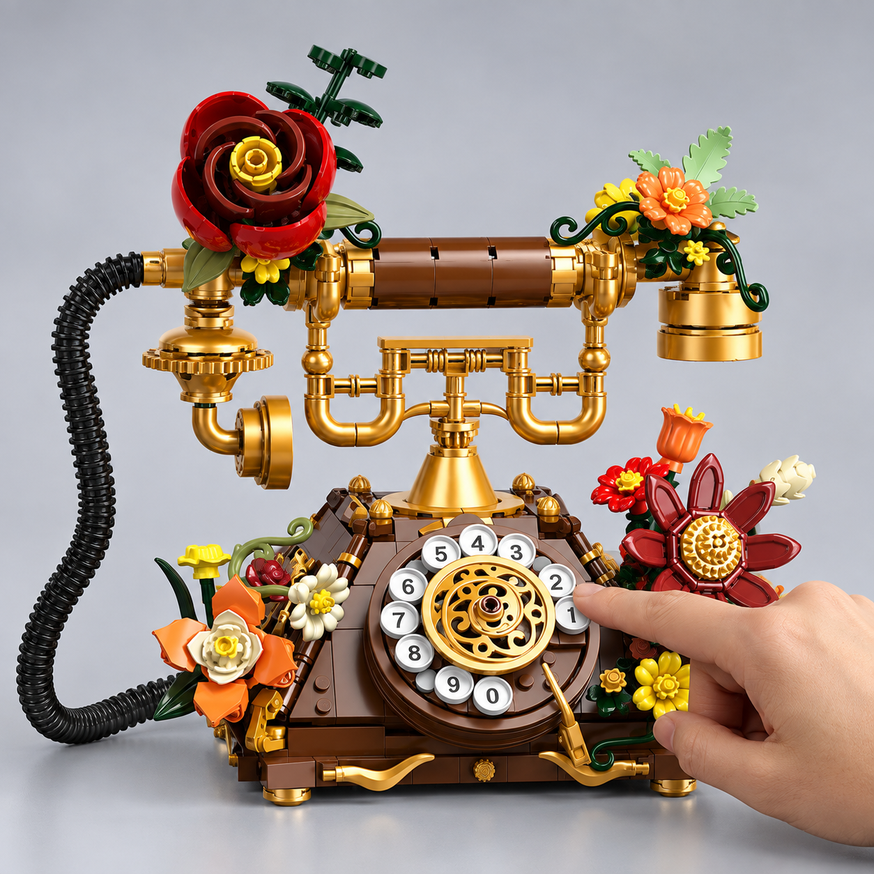2-in-1 Telefon & Uhr | Bausteine