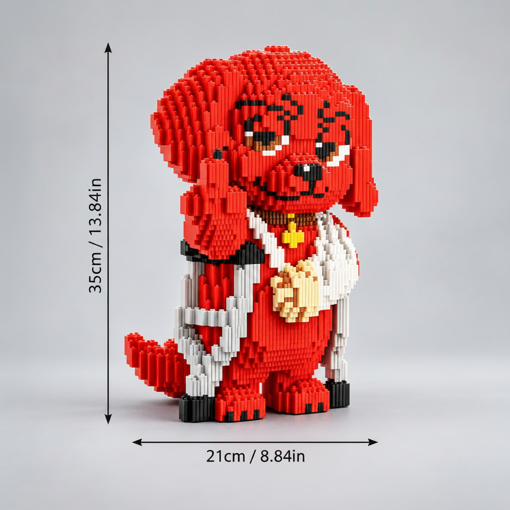 Cooler roter Hund | Bausteine