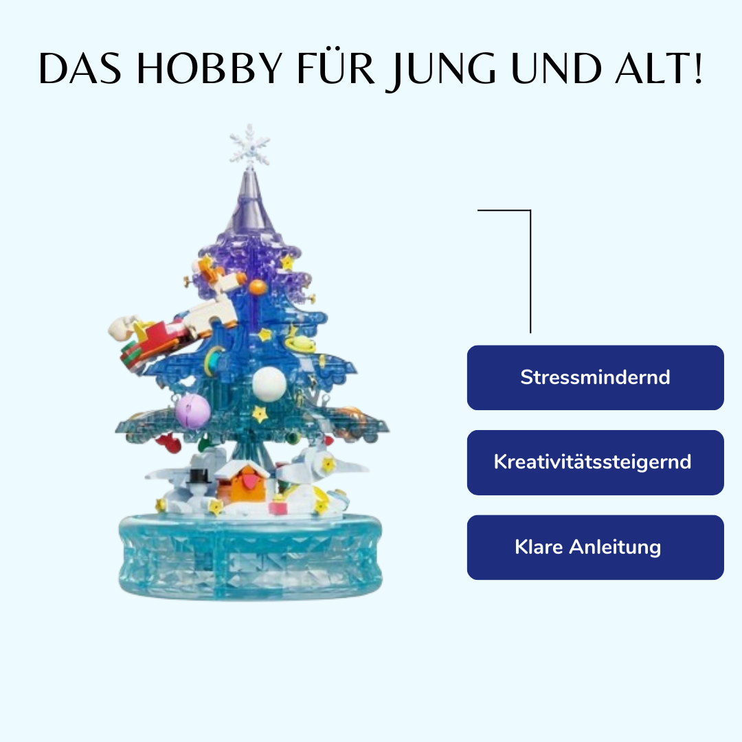 Fantasie-Weihnachtsbaum | Spieluhr  | Bausteine