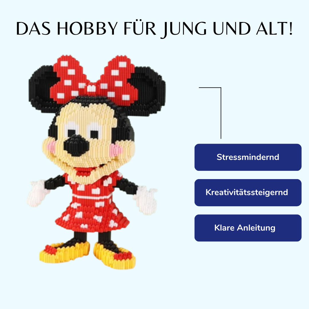 Mega Mouse im roten Kleid