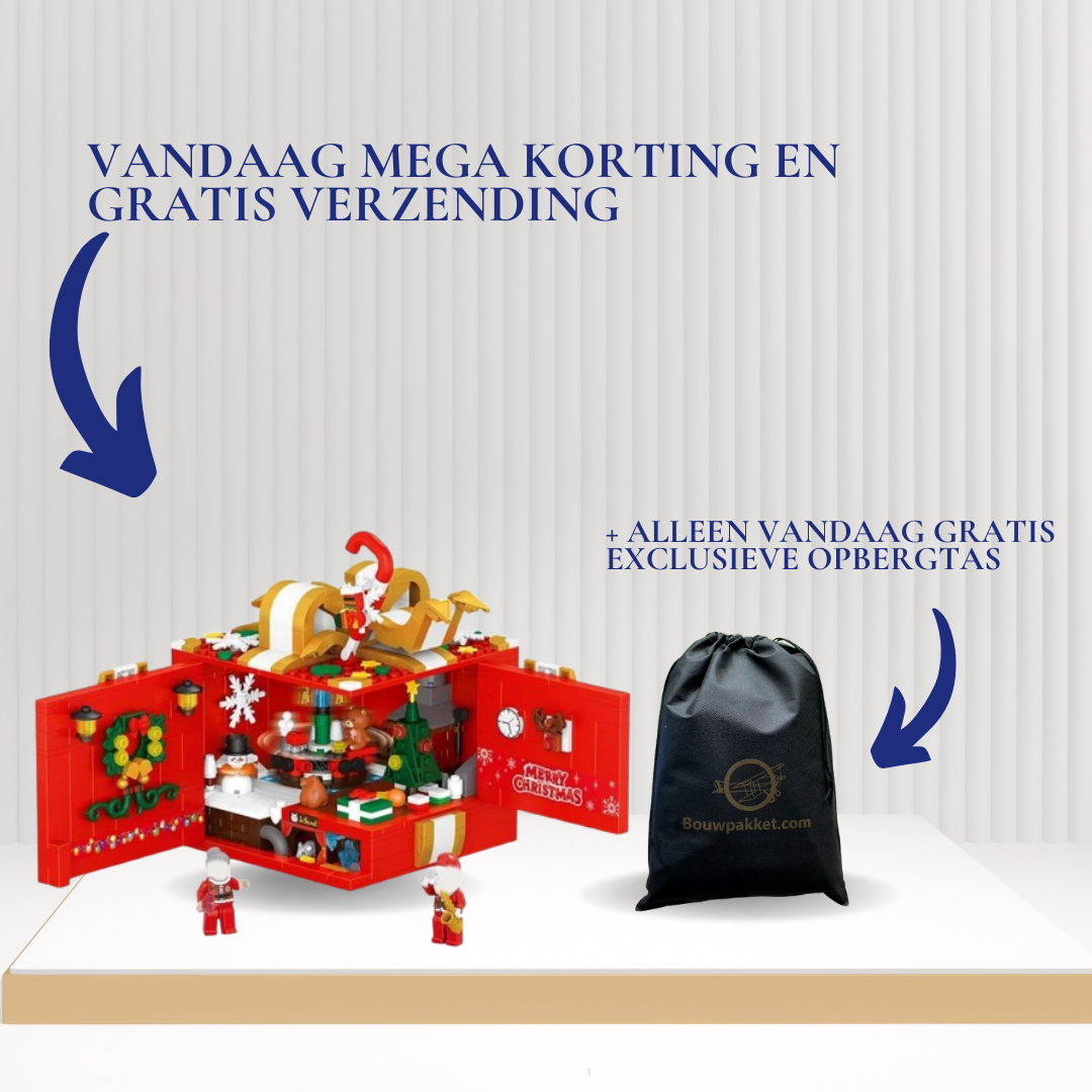 Weihnachts-Geschenkbox | Bausteine