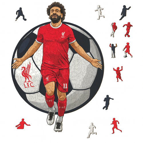 Mohamed Salah | 2D Holzpuzzle
