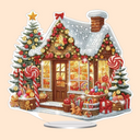 5D Weihnachts-Süßigkeitenhaus | Diamond Painting
