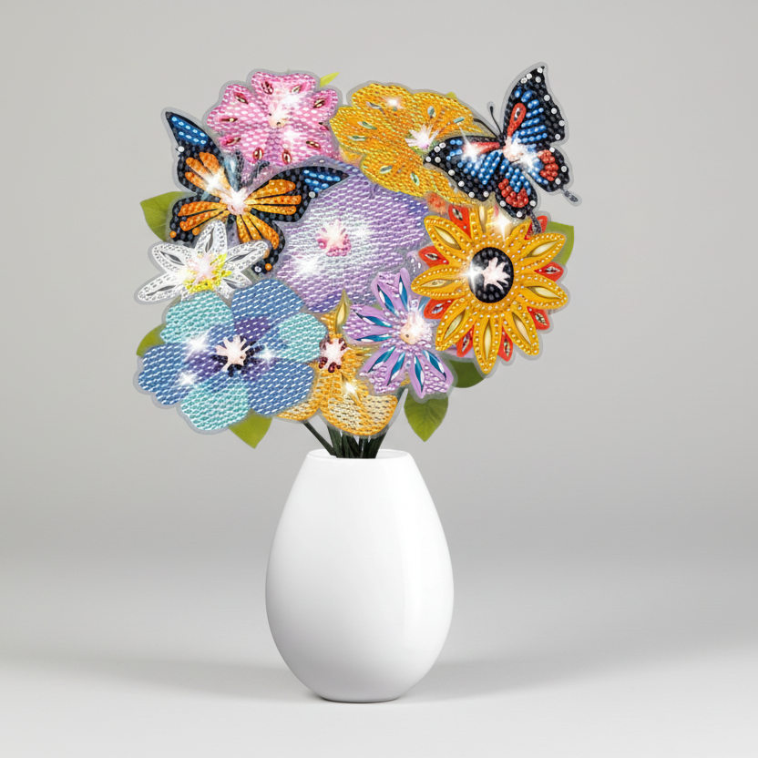 Prächtiger Blumenstrauß | Diamond Painting