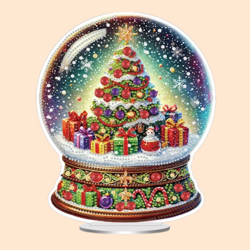 5D Weihnachtsbaum in Kugel | Diamond Painting