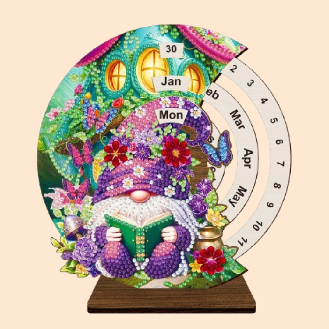 Lila Wichtel | Kalender | Diamond painting