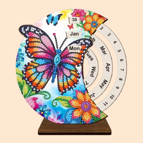 Bunter Schmetterling | Kalender | Diamond painting