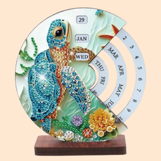 Schildkröte | Kalender | Diamond painting