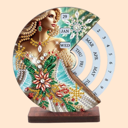 Frau | Kalender | Diamond painting