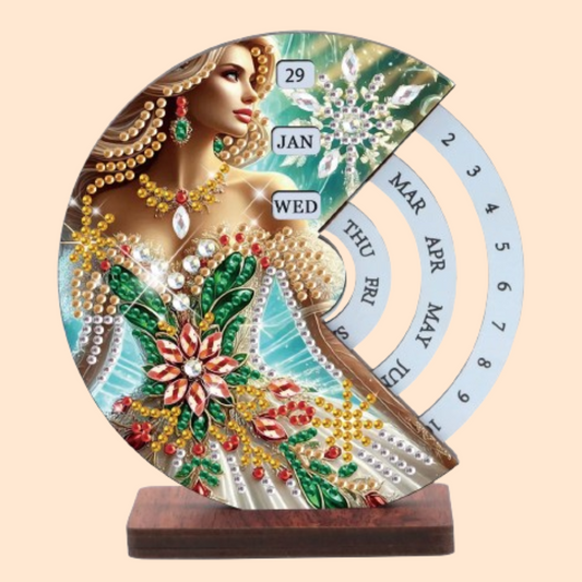 Frau | Kalender | Diamond painting