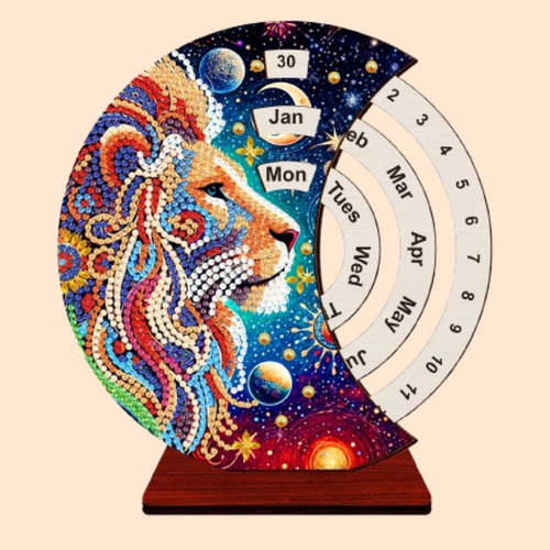 Löwe | Kalender | Diamond Painting