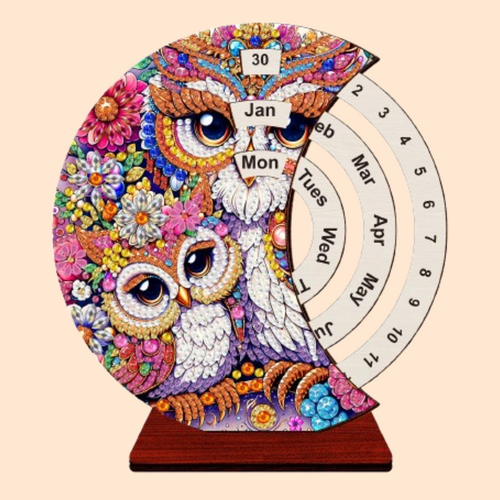Eulen | Kalender | Diamond painting