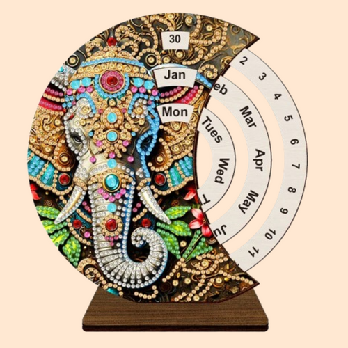 Elefant | Kalender | Diamond painting