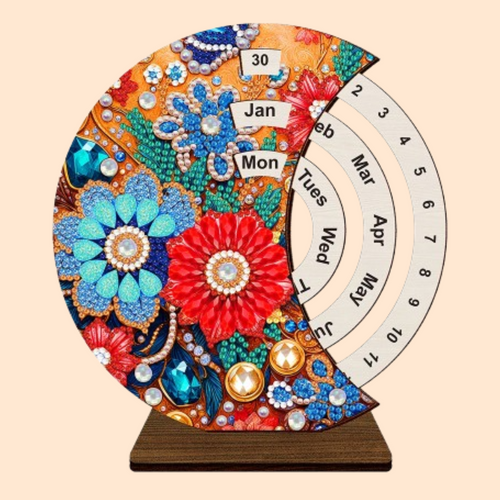 Schöne Blumen | Kalender | Diamond painting