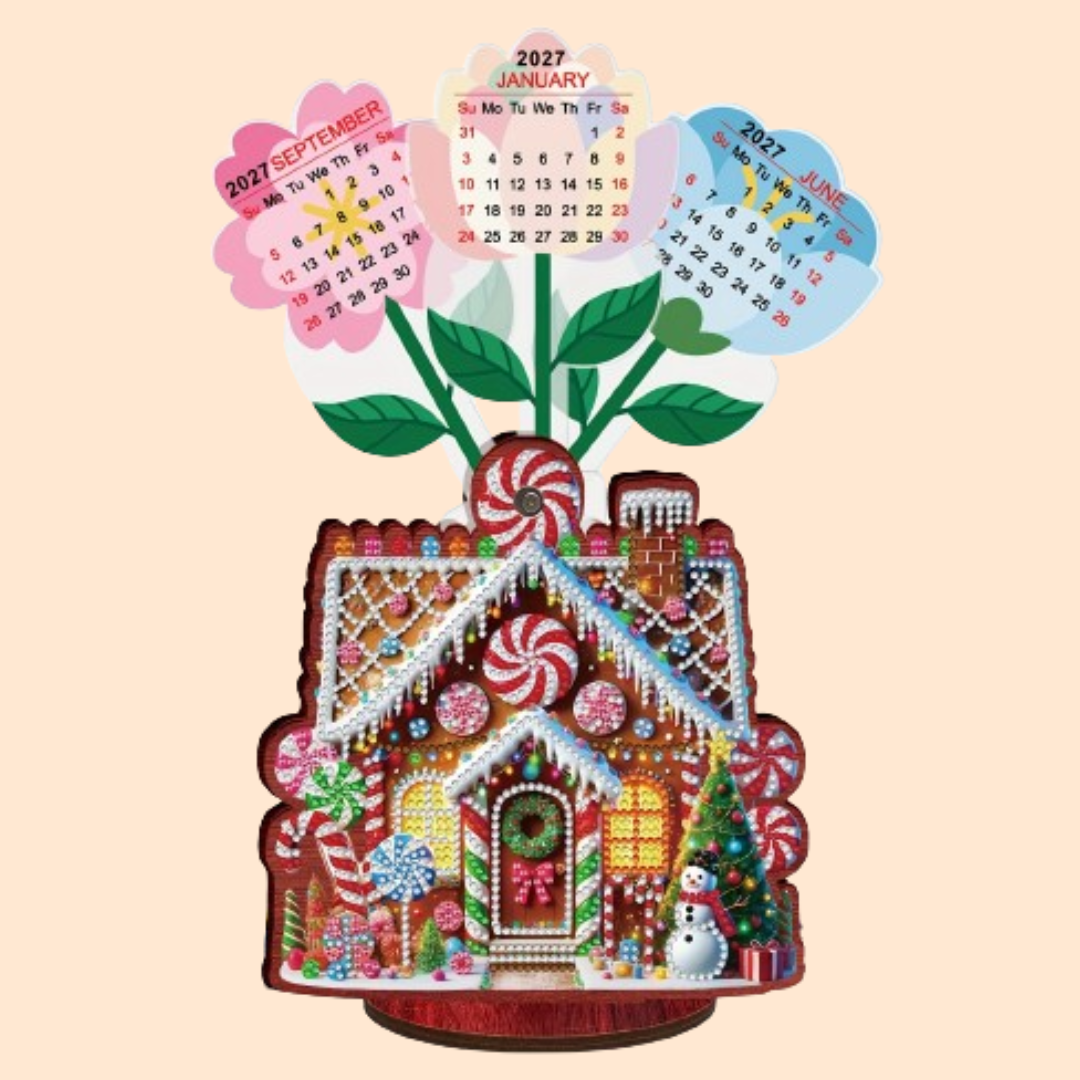 Weihnachtshaus | Kalender | Diamond Painting