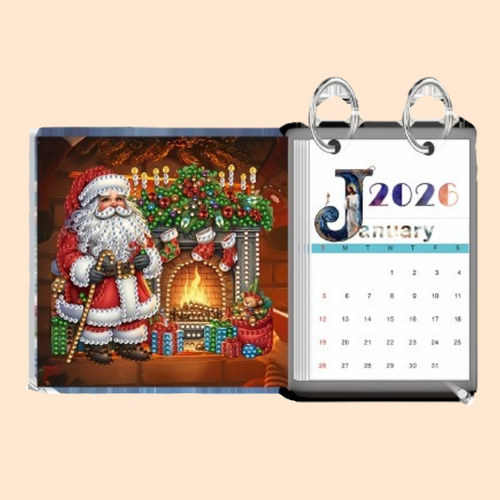 Weihnachtsmann | Aufstellkalender | Diamond Painting