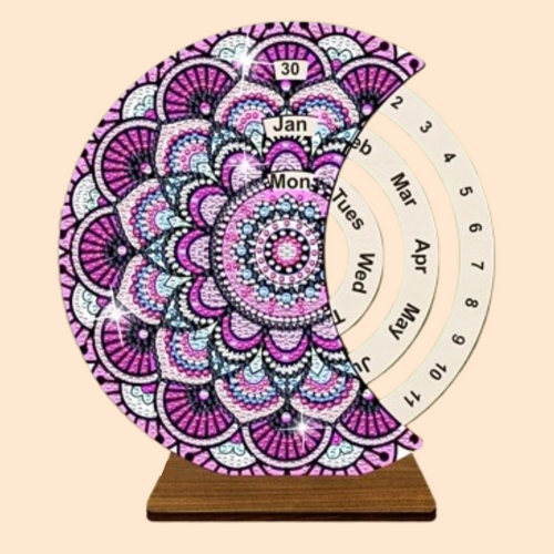 Lila Mandala | Kalender | Diamond Painting
