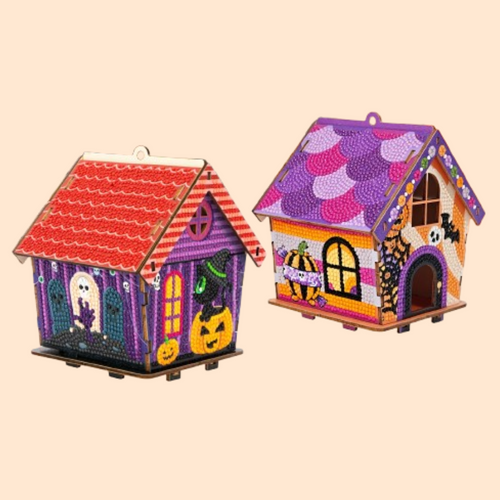 Halloween-Häuschen | Anhänger | Diamond Painting