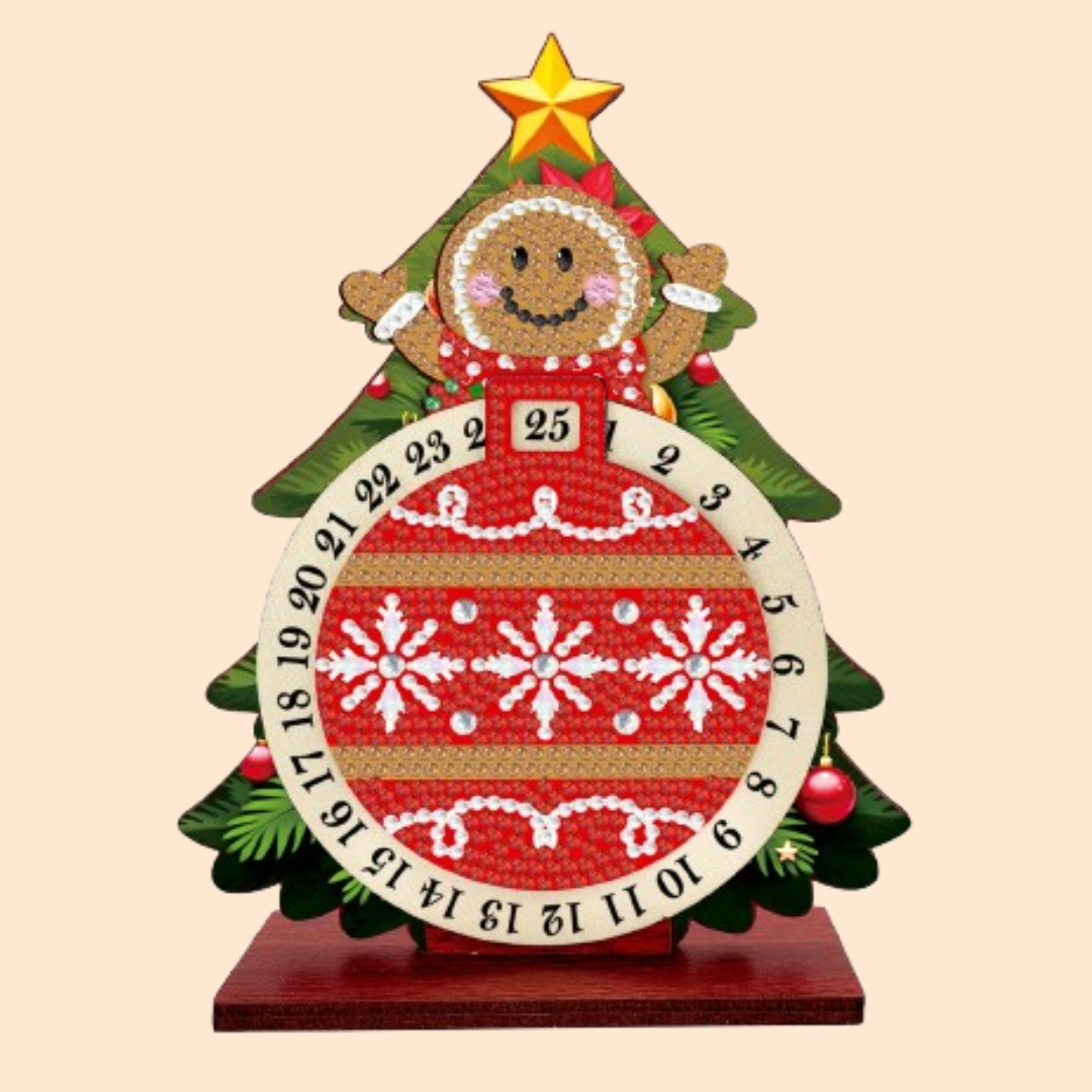 Keks im Weihnachtsbaum | Kalender | Diamond Painting