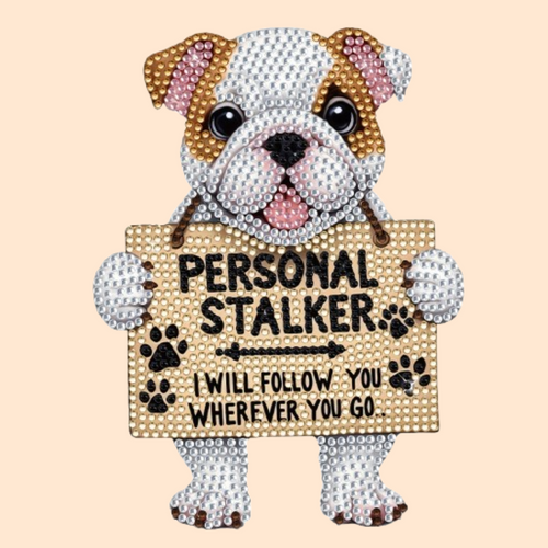 Bewegender Hund | Diamond Painting